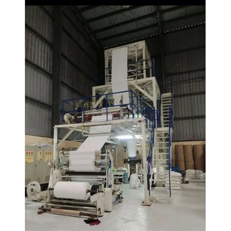 Semi Automatic Multilayer Blown Film Extrusion Line Plant At Best Price