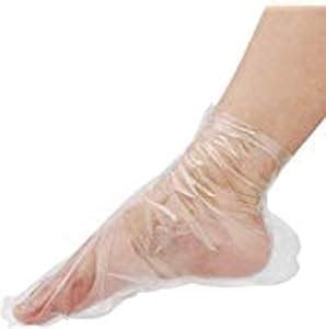 Pcs Clear Plastic Disposable Booties Paraffin Bath Liners For Foot