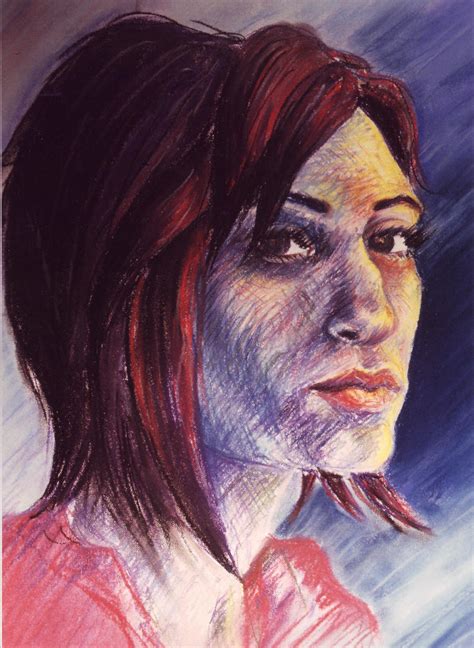 Self Portrait Chalk Pastel By Luluarchy On Deviantart