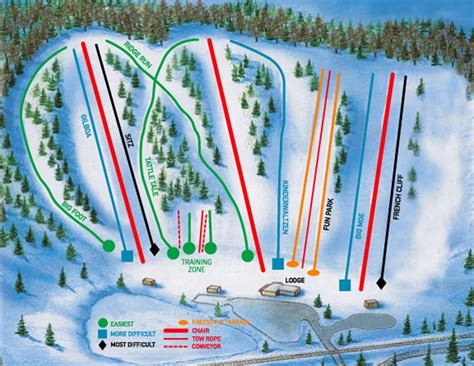 Hyland Ski and Snowboard Area Trail Map • Piste Map • Panoramic ...