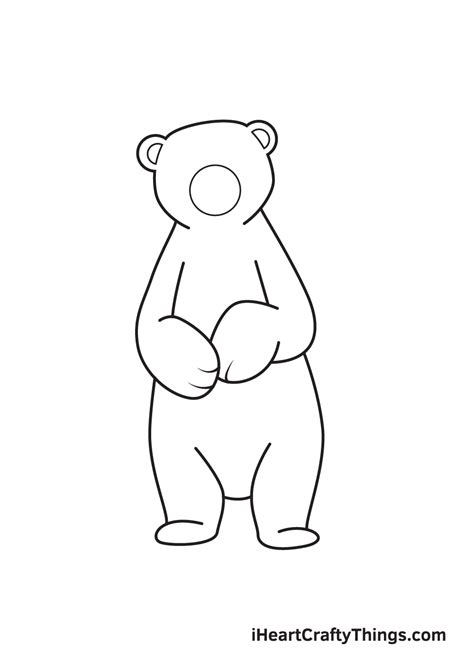 Polar Bear Drawing — How To Draw A Polar Bear Step By Step