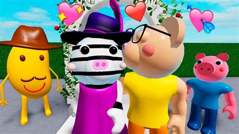 La Boda De Zizzy Y Pony Sal N De Baile Piggy Roblox Youtube