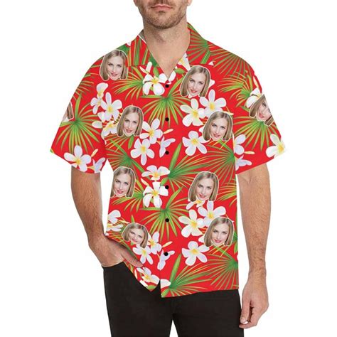 Custom Face Hawaii Shirtface Hawaii Shirtpersonalized Face Etsy