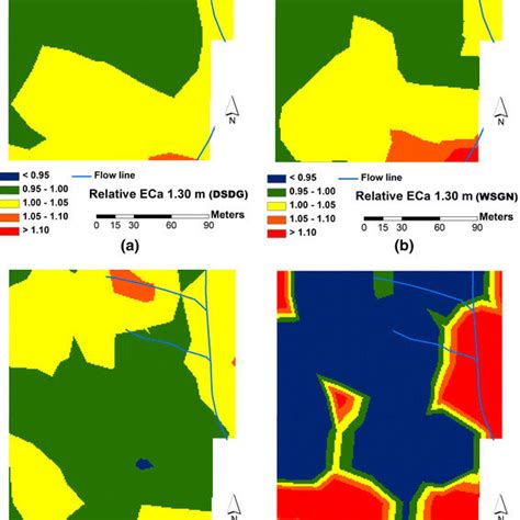 Maps Of Apparent Soil Electrical Conductivity Management Classes From