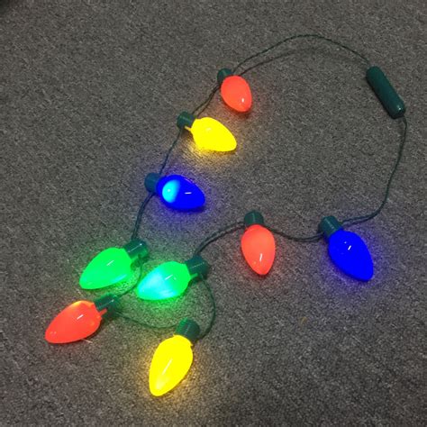 LED Light Up Christmas Bulb Necklace – dallastoyswholesale