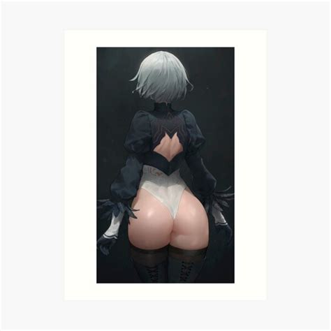 L Mina Art Stica Sexy Yorha B Lascivo Muslos Thicc Ass Butt Nier