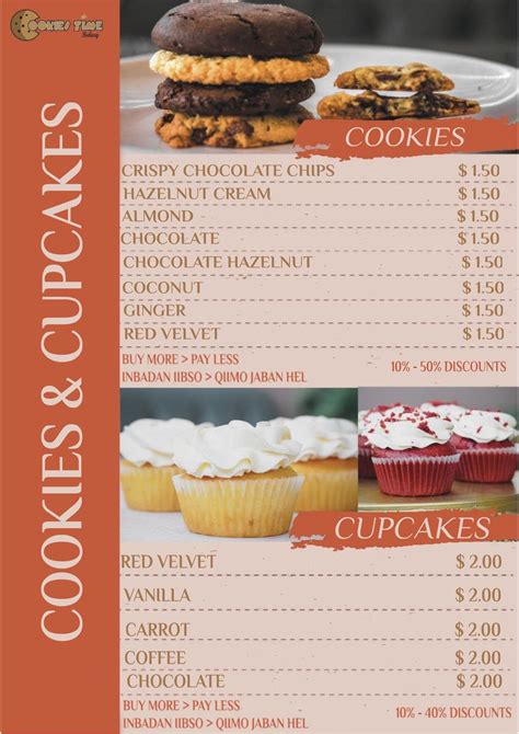 Jigjigayar Branch Menu | Cookies Time Bakery