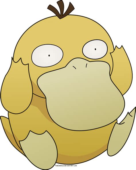 Free Psyduck Pokemon Vector By Emerald Stock On Deviantart