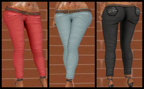 Second Life Marketplace {hellens} Demo High Waist Tight Jeans