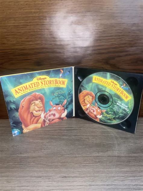 Disneys The Lion King Animated Storybook Pc Cd Rom 1995 Windows Mac