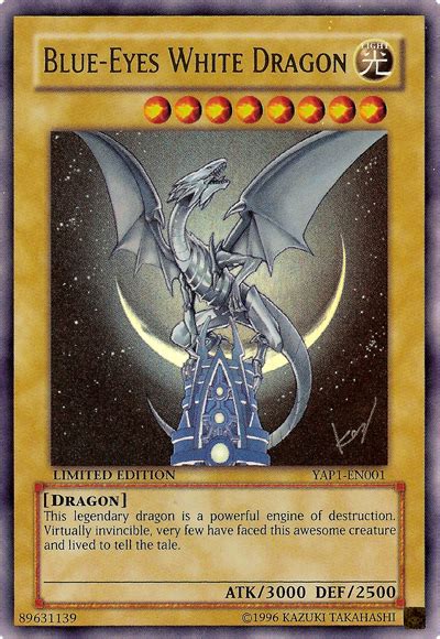 News Shonen Jump Promo Blue Eyes White Dragon Yugioh