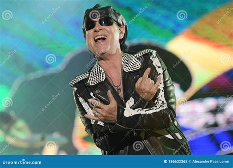 Scorpions Band Vocalist Klaus Meine Editorial Stock Photo Image Of