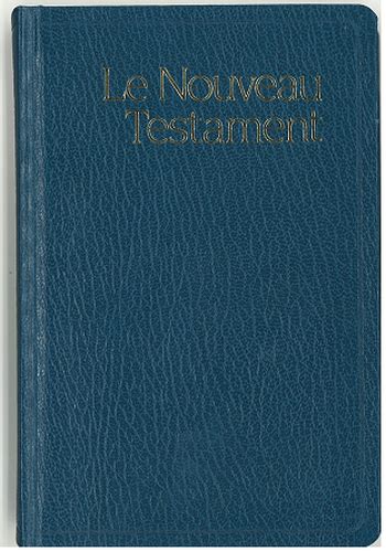 Nouveau Testament Format De Poche Rigide Bleu Nouveaux Testaments