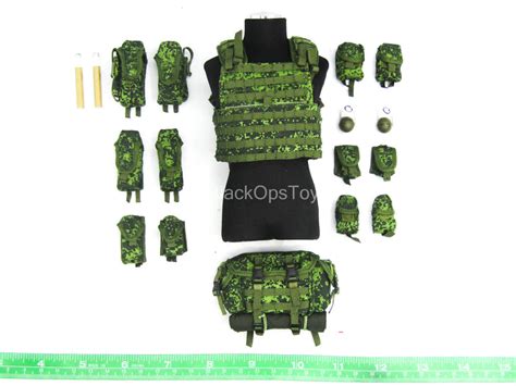 Russian Sniper - EMR Camo Combat Vest w/Pouch Set – BlackOpsToys