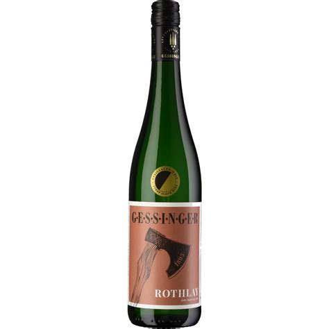 Gessinger 2019 Rothlay Zeltinger Sonnenuhr Riesling Spätlese Alte