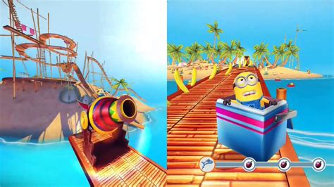 Minion Rush Minion Beach Level Select Opening Minion Launcher