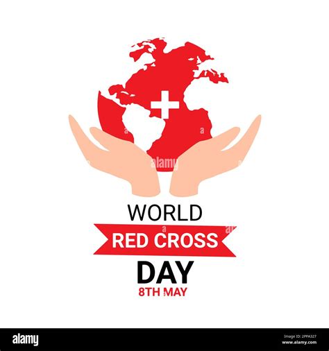 World Red Cross Day. Vector illustration of a background for World Red ...