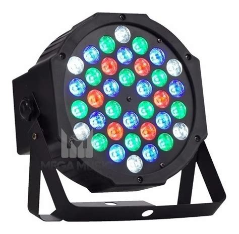 Canhao De Led Refletor Par Rgbw Leds Dmx Strobo Slim