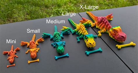 Articulated Flexi Skeleton T Rex Fidget 3D Printed Tyrannosaurus Rex