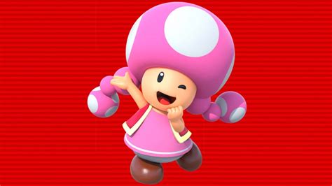 Toadette Cartoon Girl Purple Neon Lights Super Mario Creative