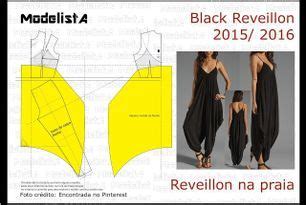 A3 NUMo 0171 DRESS BLACK REVEILLON ModelistA Padrões de costura