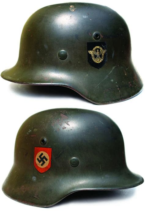 Third Reich Police Helmets Warfare History Network