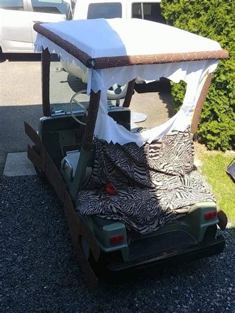 Golfcart Decorations Parade Contest Flintstones