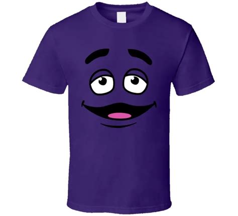 Grimace Grimus Mcdonalds Food Funny T Shirt-in T-Shirts from Men's ...