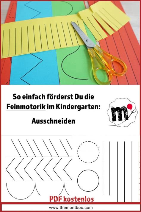 Montessori Inspirierte Feinmotorik Bung Schneiden Feinmotorik