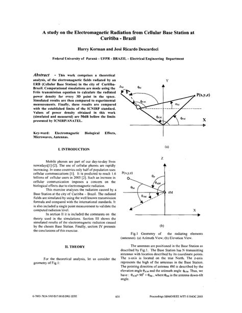 (PDF) A study on the electromagnetic radiation from cellular base ...