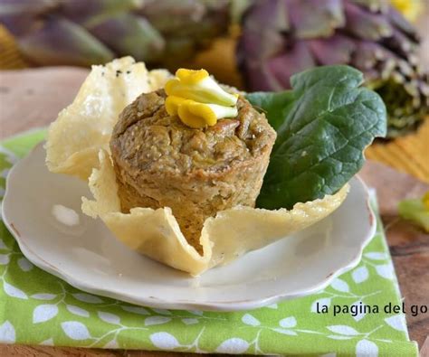 Sformatini Di Carciofi Al Forno Antipasto Con I Carciofi La Pagina