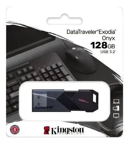 Memoria Flash Usb Kingston 128 Gb 3 2 Exodia Onix Negra MercadoLibre