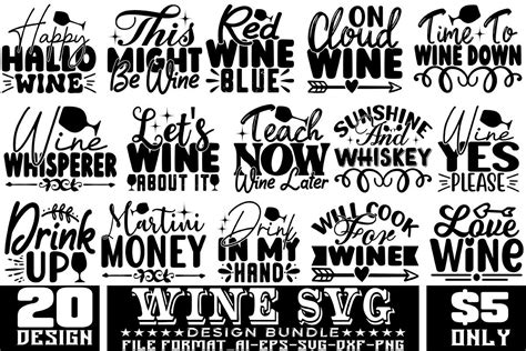 Wine Svg Design Bundle Graphic By Ar Designstore · Creative Fabrica