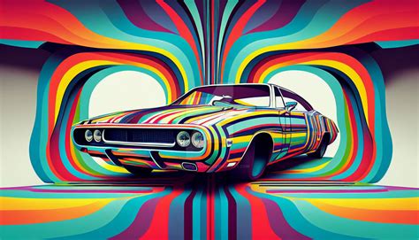 Colourful - Dodge Inspired - 01 by PistonPaintings on DeviantArt