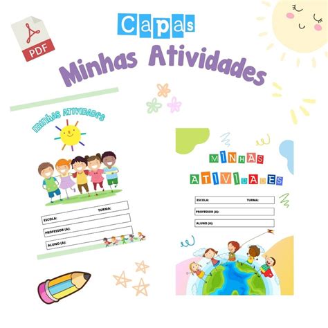 A Qualquer Momento Jogar Ofegante Capa Para Trabalhos Educa O Infantil