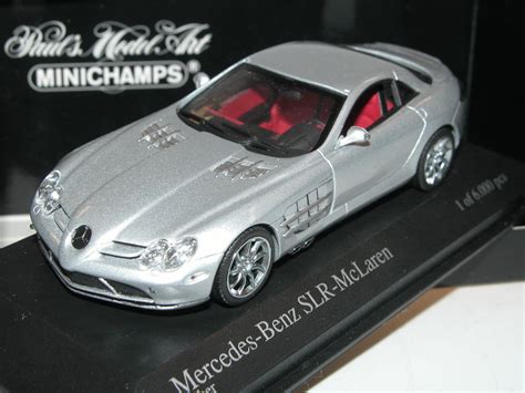 Minichamps Mercedes Benz Slr Mclaren Silver Modellauto