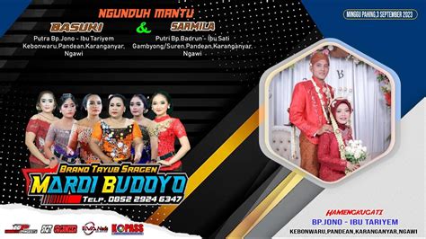 Live TAYUB MARDI BUDOYO EVA NADA Audio KP Pro Kebonwaru 3