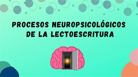 LA LECTOESCRITURA Procesos Neuropsicológicos YouTube