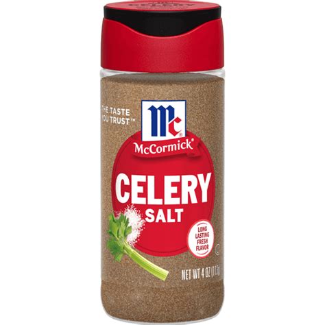 Mc Cormick Celery Salt 4 Oz Spices Table Salt Rubs Festival