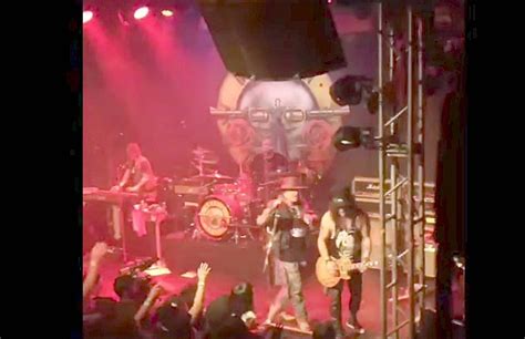 Watch footage from the Guns N' Roses reunion show