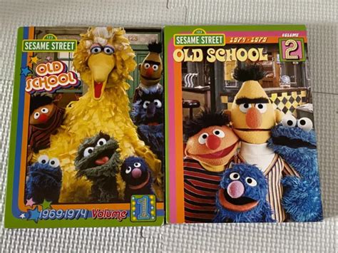 SESAME STREET OLD School 1 & 2 Dvd 1969-1974 1974-1979 £13.99 - PicClick UK