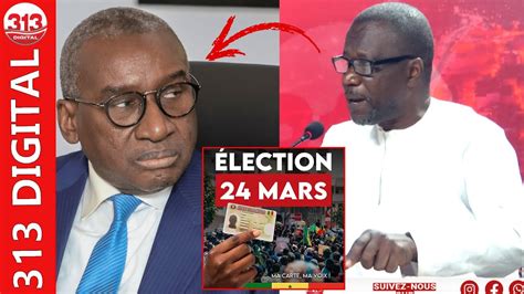 Acté les élections fixée le 24 mars les mises en garde de Mody Seck