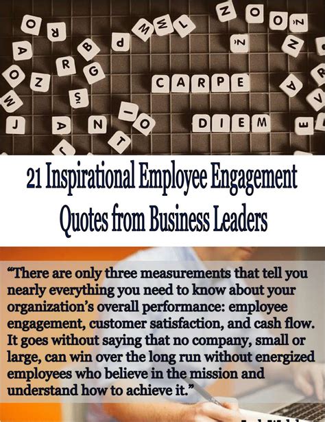 Inspirational Employee Engagement Quotes from Business Leaders Free Presentation