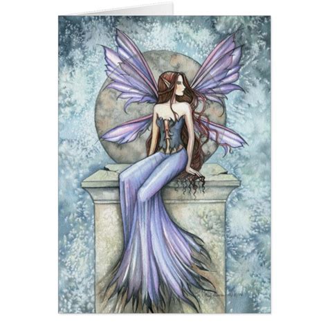 Serenity Fairy Greeting Card By Molly Harrison Zazzle