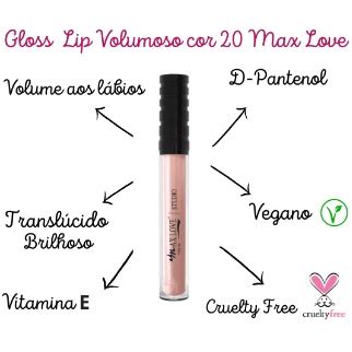Gloss Labial Max Love Lip Volumoso Nude C Glitter Ml Shopee Brasil