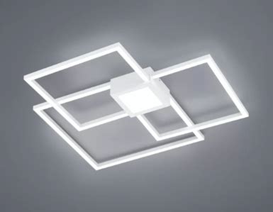 Plafonnier Led Trio Hydra Blanc Mat Metal Plafonniers Led