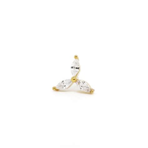 Artemisa Plata bañada en Oro 18K Yanni Piercing Tienda Online de