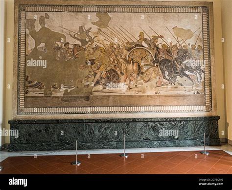 Battle of Alexander, Alexander Mosaic, Museu Archeologico Nazionale ...