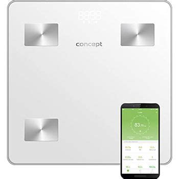 Concept VO4000 Glas Diagnosewaage Personenwaage Mit App Digitale Waage