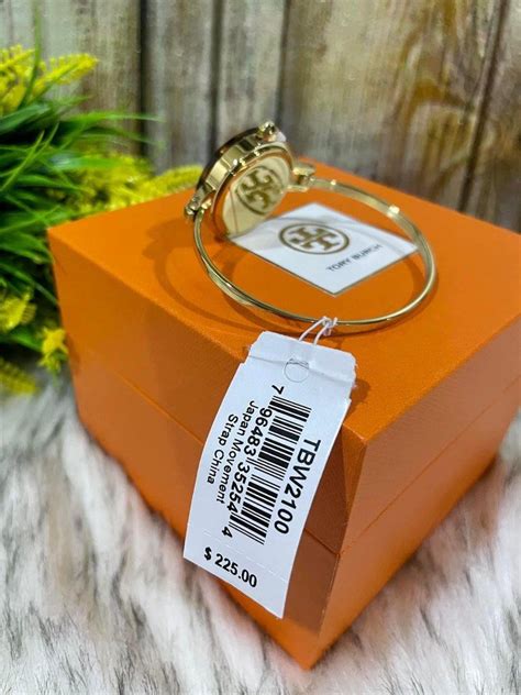 Tory Burch TBW2100 Gigi Bangle Gold Tone Stainless Steel Watch Women S